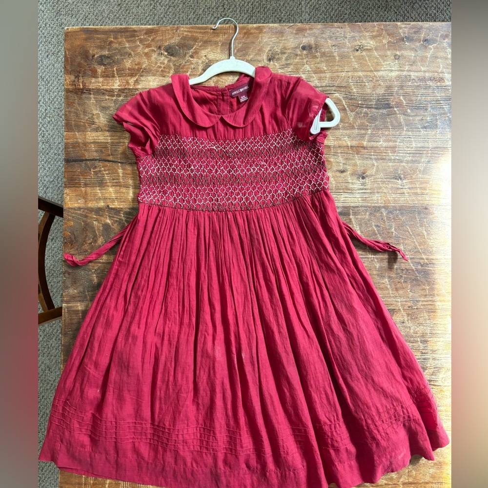 Elegant Red Kids Dress
